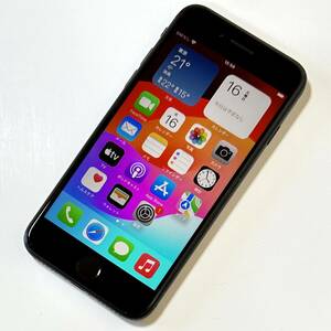 SIMフリー iPhone SE (第2世代) ブラック 64GB MHGP3J/A バッテリー最大容量84％ アクティベーションロック解除済