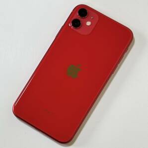 SIMフリー iPhone 11 (PRODUCT)RED Special Edition 64GB MWLV2J/A バッテリー最大容量81％ アクティベーションロック解除済の画像8