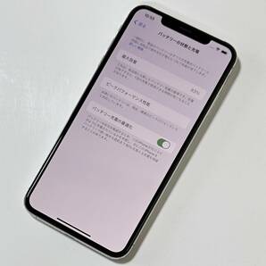 SIMフリー iPhone Xs Max シルバー 64GB MT6R2J/A バッテリー最大容量83％ アクティベーションロック解除済の画像4