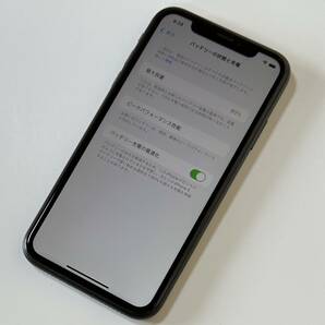 SIMフリー iPhone XR ブラック 128GB MT0G2J/A バッテリー最大容量80％ アクティベーションロック解除済の画像4