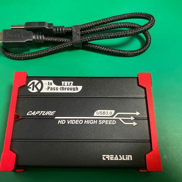 TreasLin HSV321 キャプチャーボード　HDMIケーブル