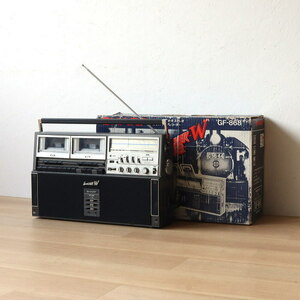 SHARP シャープ GF-868 ラジカセ 外箱付　THE SEARCHER-Ｗ(ザ・サーチャーＷ) 昭和レトロ ラジカセ 音響 オーディオ メタル対応