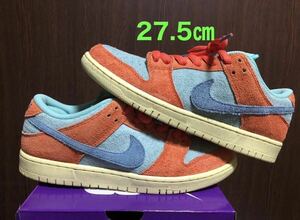 27.5㎝ US9.5 NIKE SB DUNK LOW PRO PRM Orange and Emerald Rise 国内正規品 ナイキ ダンク