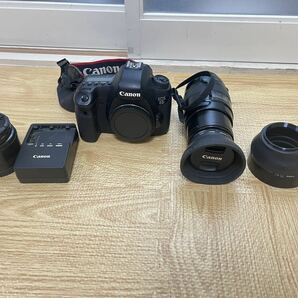 Canon キャノン EOS 6D レンズ LENS EF-50mm EF-100mm 充電器LC-E6の画像1