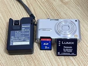 【動作品】 Panasonic パナソニック LUMIX DMC-FX9 コンパクトデジタルカメラ メモリーカードとバッテリー付属 