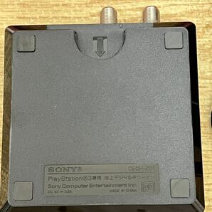 SONY ソニー PS3 CECH-2000A チャコールブラック アダプターとコントローラー 付き★通電OK★の画像8