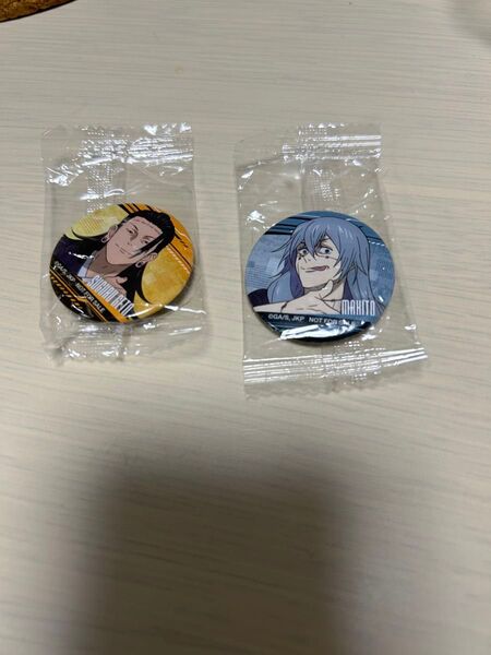 呪術廻戦 夏油傑 真人 缶バッチ