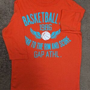 GAPkids GAP ギャップキッズ ギャップ 120 Tシャツ 5分袖 オレンジ