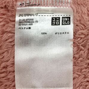 UNIQLO【ユニクロ】フリースジャンパー★XLサイズ★ピンク系★ジップアップ★アウター★ボア★もこもこ 茂の画像8