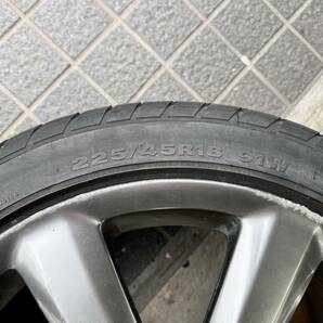 ★売切り トヨタ クラウン アスリート GRS180 GRS181 GRS182 GRS183 GRS184 純正 アルミ ホイール 225/45R18 1本 18×8JJ +50 114.3 5穴の画像3