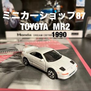 1990 TOYOTA W20 MR2 ミニカー　ミッドシップ