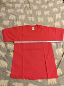 【中古品】anvil製　Tシャツ　赤色　Sサイズ