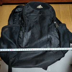 アディダス　リュック　中古　adidas　黒　