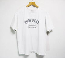 別注 snow peak スノーピーク Tシャツ サイズL_画像1