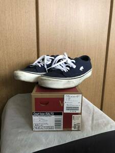 VANS バンズ Court Icon SALTO ネイビー ブルー26.5センチ 