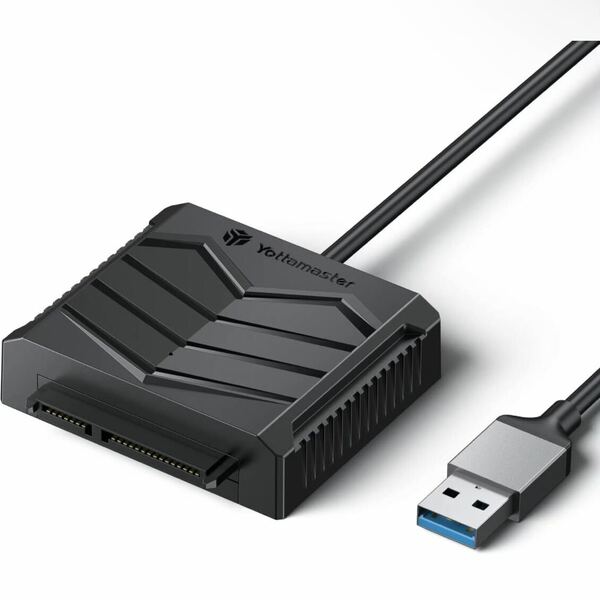 Yottamaster SATA - USBケーブル USB3.0 - SATA III ハードドライブアダプターケーブル 2.5インチHDD/SSD UASP対応 0.98フィート [U3A-03]