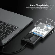 Yottamaster SATA - USBケーブル USB3.0 - SATA III ハードドライブアダプターケーブル 2.5インチHDD/SSD UASP対応 0.98フィート [U3A-03]_画像6