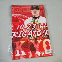 読売ジャイアンツ　亀井善行選手引退記念フェイスタオル　未使用保管　読売巨人軍　THANK YOU2021タオル_画像2