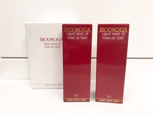 ・4323-3 未使用 三基商事 BIODROGA ビオドラガ リクィド メイクアップ N1 ファンデーション 30g×2本入り