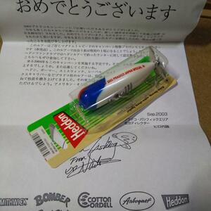 新品 懸賞物 2003年 プラドコ キャンペーンルアー PRADCO HEDDON MAGNUM TORPEDO へドン マグナムトーピード マグトー/ヒロ内藤 内藤裕文