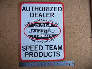 ルーチルドレ スピードスティック ディーラー ステッカー LEW CHILDRE & SONS,INC. LEW FUJI SPEED FISHRMAN SPEED TEAM PRODUCTS