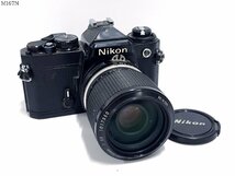 Nikon ニコン FE Zoom-NIKKOR 43-86mm 1:3.5 一眼レフ フィルムカメラ ブラックボディ レンズ M167NC_画像1