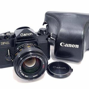 Canon キャノン F-1 LENS FD 55mm 1:1.2 S.S.C. 一眼レフ フィルムカメラ ボディ レンズ レザーケース M178OBの画像1