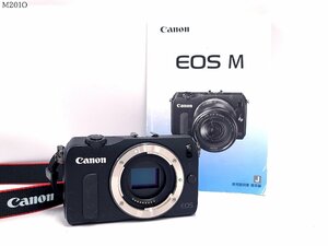 Canon EOS M DS126391 キャノン イオスM ミラーレス 一眼 デジタルカメラ ストラップ 説明書付き M201OA