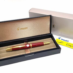 PILOT パイロット ノック式 万年筆 ペン先 K18 750 キャップレス ケース付き 筆記用具 M157OHの画像1