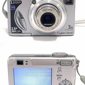 SONY ソニー Cyber-shot サイバーショット DSC-W5 コンパクトデジタルカメラ 通電OK 2.5型液晶モニター M149OCの画像2