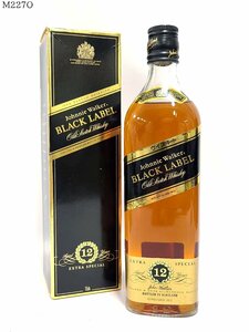 未開栓 Jonnie Walker BLACK LABEL ジョニーウォーカー ブラックラベル EXTRA SPECIAL 12年 43% 750ml スコッチウイスキー 古酒 M227N.