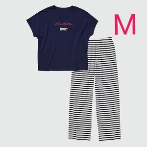 ユニクロ【UNIQLO】リサ・ラーソン ルームウェア ネイビーM2022年モデル