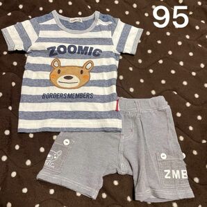 半袖Tシャツ ハーフパンツ 上下セット ZOOMIC 95cm