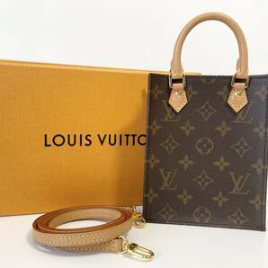 1円【美品】ルイヴィトン LOUISVUITTON プティット・サックプラ ショルダーバッグ RFID確認済の画像1