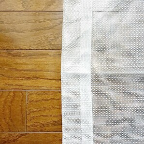 ミラーレースカーテン 2枚 アジャスターフック付 UVカット 100×176cm A柄の画像7