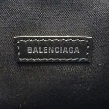 ［飯能本店］BALENCIAGA バレンシアガ BBロゴトート 599332 ハンドバッグ キャンバス ブラック レディース DH80509_画像7