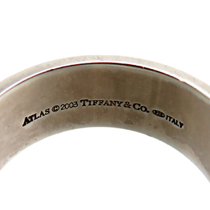 ［飯能本店］TIFFANY&Co. ティファニー SV925 アトラス リング・指輪 シルバー925 19号 メンズ DH80807の画像5