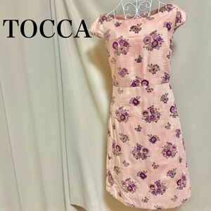 TOCCA トッカ　ワンピース　ピンク　刺繍　スカート