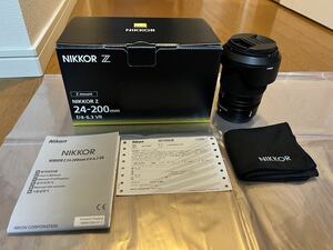 【ほぼ新品】Nikon NIKKOR Z 24-200 f/4-6.3 VR 2024.01購入