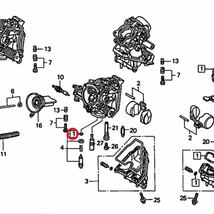 在庫あり 即納 RVF400 パイロットスクリュー Oリング 4個セット KEIHIN 純正部品 NC35 検 NC24 NC30 VFR400_画像2