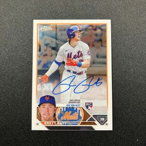 Brett Baty Topps Chrome 2023 auto 直筆サインカード RC メッツ