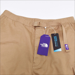 未使用 THE NORTH FACE PURPLE LABEL ノースフェイス パープルレーベル Stretch Twill Cargo Shorts カーゴ ショーツ 34 TAN NT4307Nの画像3