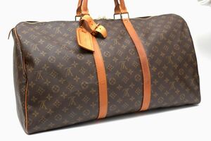 【極美品】Louis Vuitton ルイヴィトン モノグラム キーポル 55 ボストンバッグ M41424 定価約25万円