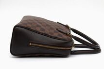 【新品同様】Louis Vuitton ルイヴィトン ダミエ ブレラ ハンド バッグ レディース N51150 定価約12万円_画像3