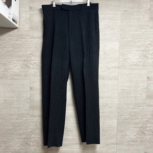 DONNAKARAN ダナキャラン センタープレススラックス size32 ブラック系（画像参照）【中目黒B04】