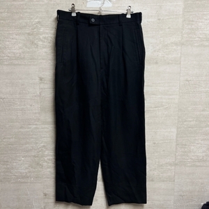 DONNAKARAN ダナキャラン ワイドパンツ size32 ブラック【中目黒B04】