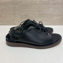 SUNSEA サンシー 15SS Cut Off Lace-up Shoes Black レースアップ レザーサンダル ブラック 27cm【中目黒B04】_画像4