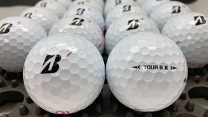 Q250【人気】ブリヂストン BRIDGESTONE TOUR B X 2022年モデル ホワイト 18個【B級ランク】【ロストボール】