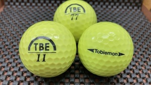 【激安】A12【超美品】【ランク Ｓ級】ワークスゴルフ WORKS GOLF TOBiEMON 飛衛門 TBE イエロー 30個 【ロストボール】