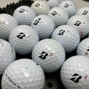 Q282【人気】ブリヂストン BRIDGESTONE TOUR B X 2022年モデル ホワイト 18個【B級ランク】【ロストボール】の画像3